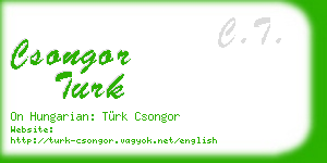 csongor turk business card