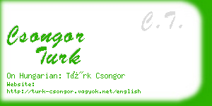 csongor turk business card